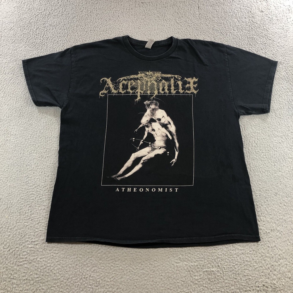 ACEPHALIX 'Atheonomist' Short Sleeve Size X-LARGE Metal Band